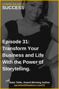 The power of storytelling with Saba Tekle